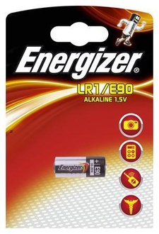 Papírenské zboží - Baterie pro fotoaparáty,E90/LR1, 1 ks v balení, ENERGIZER