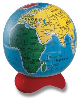 Papírenské zboží - Ořezávátko Maped Globe - kovové se zásobníkem -  s 1 otvorem