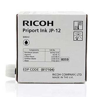 Papírenské zboží - Ricoh originální ink 817104, black, 600 Ricoh DX3240, 3440, JP1210, 1215, 1250, 1255, 300