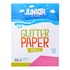 Papírenské zboží - Dekoračný papier A4 10 ks ružový glitter 250 g