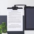 Papírenské zboží - Držiak dokumentov na monitor, čierny, ABS