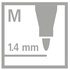 Papírenské zboží - Prémiová vláknová metalická fixka STABILO Pen 68 metallic - 8 ks sada