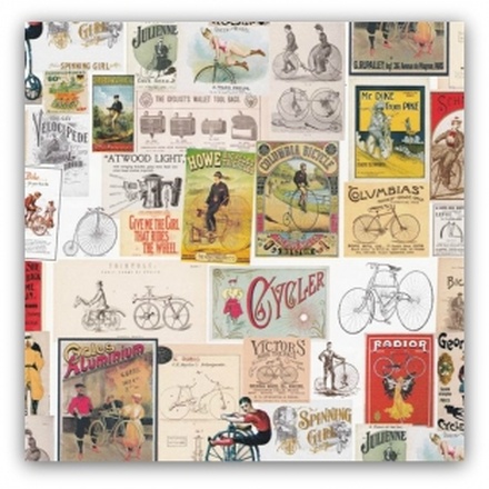 Papírenské zboží - Balící papír Standart 70x100cm retro