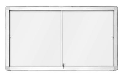 Papírenské zboží - Horizontální magnetická vitrína s posuvnými dveřmi 141 x 101 cm (18xA4)