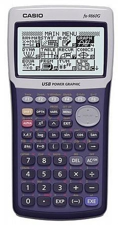 Papírenské zboží - Kalkulačka vědecká, 905 funkcí, grafický displej, CASIO "CFX-9850G"