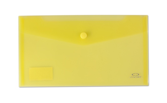 Papírenské zboží - Spisové desky s drukem DL, transparentní žlutá