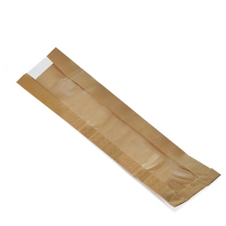 Papírenské zboží - Papírové sáčky s okénkem - bagety (12+4 x 59 cm, ok. 6 cm) [1000 ks]