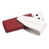 Papírenské zboží - Verbatim USB flash disk, USB 2.0, 16GB, Swivel, červený, 49814, s otočnou krytkou