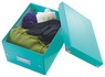 Papírenské zboží - Malá univerzálna krabica Leitz Click & Store, Modrá