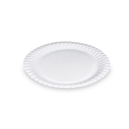 Papírenské zboží - Papírové talíře mělké průměr 23 cm [100 ks]