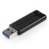 Papírenské zboží - Verbatim USB flash disk, USB 3.0 (3.2 Gen 1), 16GB, PinStripe, Store N Go, čierny, 49316, USB A, s výsuvným konektorom