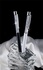Papírenské zboží - Guľôčkové pero, SWAROVSKI® Crystals, biela, 14 cm