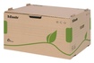 Papírenské zboží - Archivačný kontajner s predným otváraním Esselte Eco, Prírodná hnedá