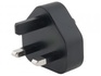 Papírenské zboží - Zásuvkový konektor Typ A (US) pre USB-C nabíjačky, čierna
