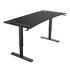 Papírenské zboží - ULTRADESK Herný stôl Ultradesk CRUISER BLACK, 160x70 cm, 66-82 cm, držiak slúchadiel, 3 otvory pre káble, výškovo nastaviteľný, s 