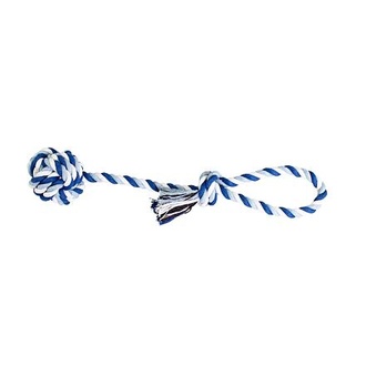 Papírenské zboží - Přetahovadlo HipHop bavlněný míč, tm.modrá, sv.modrá, bílá 58cm, 300g