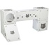 Papírenské zboží - FINCA FELICE kartónový nábytok pre mačky, 125 x 62 x 62 cm, nosnosť 8 kg, biela