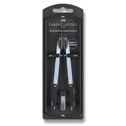 Papírenské zboží - Kružítko Faber-Castell Quick Set sky blue