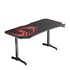 Papírenské zboží - ULTRADESK Herný stôl FRAG XXL RED, 160 x 75 cm, 75 cm, držiak nápojov a slúchadiel, stojan BEAM, s celoplošnou XXL podložkou pod m