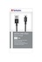 Papírenské zboží - USB kábel, čierna, micro USB B, 100 cm, VERBATIM