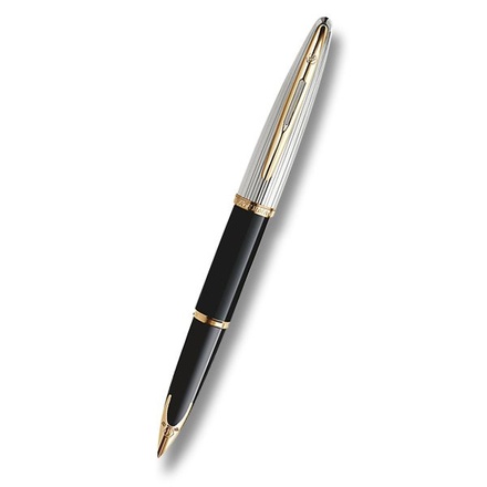 Papírenské zboží - Waterman Carene Deluxe Black GT hrot F