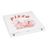 Papírenské zboží - Krabica na pizzu z vlnitej lepenky 34,5 x 34,5 x 3 cm [100 ks]
