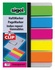 Papírenské zboží - Záložky s klipom 5x25 lístkov, 12x50 mm SIGEL Brillant, mix farieb