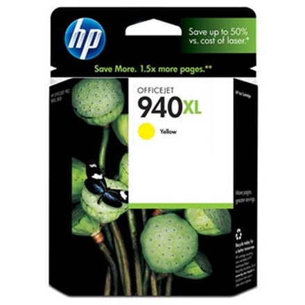 Papírenské zboží - HP originální ink C4909AE, HP 940XL, yellow, 1400str., 16ml, HP Officejet Pro 8000, Pro 8
