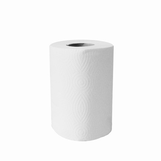 Papírenské zboží - Utěrka 2vrstvá s ražbou bílá 19cm x 50m (průměr 13,5 cm) [1 ks]