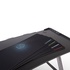 Papírenské zboží - ULTRADESK Herný stôl RACER, 120X64 cm, 77 cm, RGB podsvietenie, so 4 XXL podložkami pod myš, s 2 hákmi pre slúchadlá
