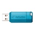 Papírenské zboží - Verbatim USB flash disk, USB 2.0, 32GB, PinStripe, Store N Go, modrý, 49057, USB A, s výsuvným konektorom