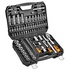 Papírenské zboží - Sada nástrčných kľúčov, 08-665, račne, nástrčné hlavice, skrutkovacie bity, z chróm-vanadiovej ocele, Neo Tools