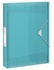 Papírenské zboží - Box na spisy s gumičkou Colour'Ice, modrá, 25 mm, PP, A4, ESSELTE