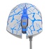 Papírenské zboží - E-blue Myš Cobra, 2500DPI, optická, 6tl., drôtová USB, bielo-modrá, herná, e-box