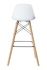 Papírenské zboží - Barová stolička "Steelwood", bílá, 2 ks, PAPERFLOW