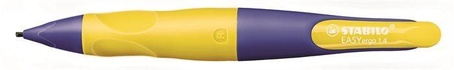 Papírenské zboží - Ergonomická mechanická ceruzka pre pravákov STABILO EASYergo 1.4 fialová/žltá - HB