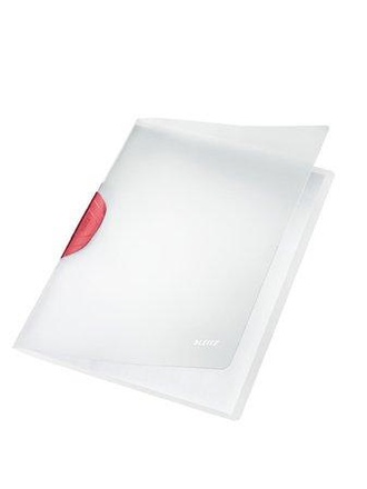 Papírenské zboží - Desky s klipem Leitz ColorClip Magic, Červená