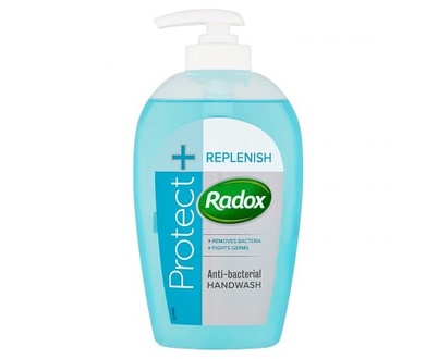 Papírenské zboží - Radox Protect & Replenish Anti-bacterial tekuté mýdlo 250 ml