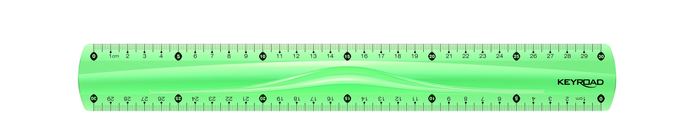 Papírenské zboží - Pravítko KEYROAD 30cm, ohebné