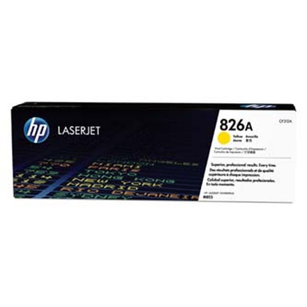 Papírenské zboží - HP originální toner CF312A, yellow, 31500str., HP 826A, HP Color LaserJet Enterprise M855