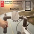 Papírenské zboží - Držiak na mobil Bone Bike Tie X, na bycikel, nastaviteľná veľkosť, čierny, 4-6, silikón, na pripevnenie na riadidlá, čierna