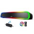 Papírenské zboží - Genius SoundBar 200BT, 2.0, 4W, čierny, regulácia hlasitosti, podsvietené, 3,5 mm jack/blue