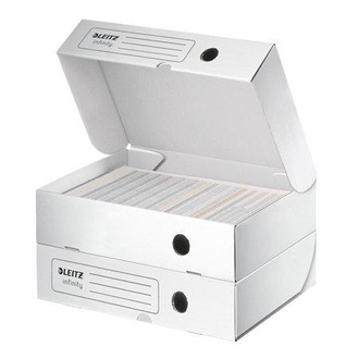 Papírenské zboží - Speciální horizontální archivační krabice Leitz Infinity 80 mm, Bílá