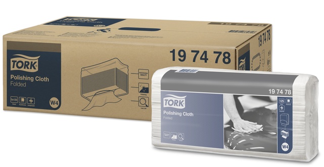 Papírenské zboží - Průmyslová utěrka z netkané textílie Tork Premium - leštění Top Pak [125 ks]