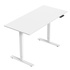 Papírenské zboží - Rám stola, elektricky nastaviteľná výška, rozsah 500 mm, antikolózny systém, biely, 100 kg nosnosť, Powerton