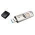 Papírenské zboží - Apacer USB flash disk, USB 3.0 (3.2 Gen 1), 64GB, AH651, strieborný, AP64GAH651S-1, USB A, s čítačkou odltačkov prstov