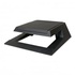 Papírenské zboží - Podstavec pod monitor, so zásuvkou na kancelárske potreby, čierny, plast, 23 kg nosnosť, L