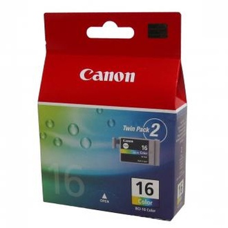 Papírenské zboží - Canon originální ink BCI16C, color, 2*100str., 9818A020, 9818A002, Canon Pixma i90, Selph
