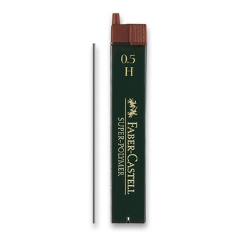 Papírenské zboží - Tuhy Faber-Castell Super-polymer tvrdost H