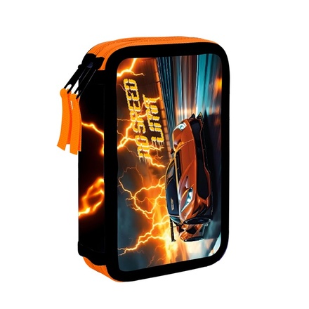 Papírenské zboží - Penál 2 p. prázdný auto 2